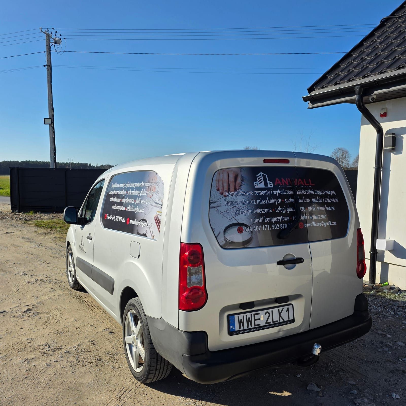 Oklejenie Citroëna Berlingo – Anwall