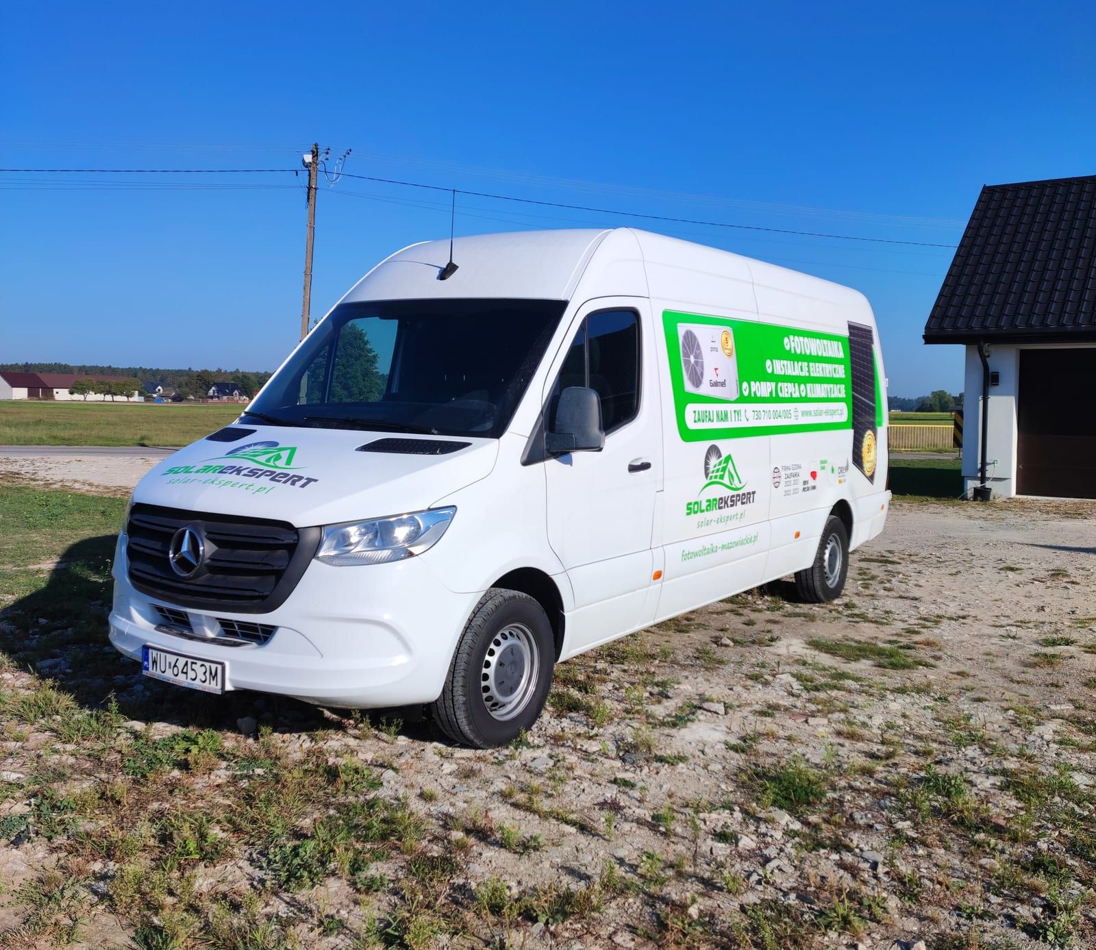 Oklejenie Mercedesa Sprintera – Solarekspert – zdjęcie 1 z 3