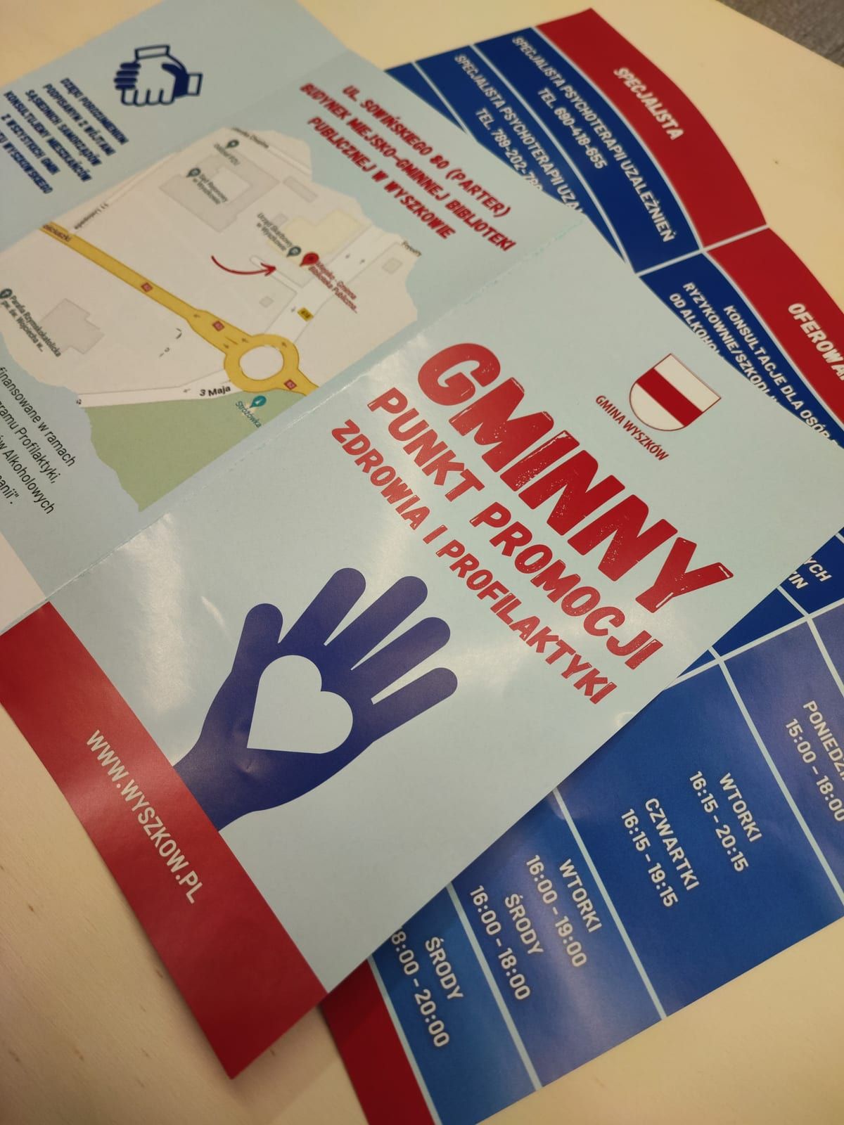 Ulotki – Gminny Punkt Promocji Zdrowia – zdjęcie 1 z 1