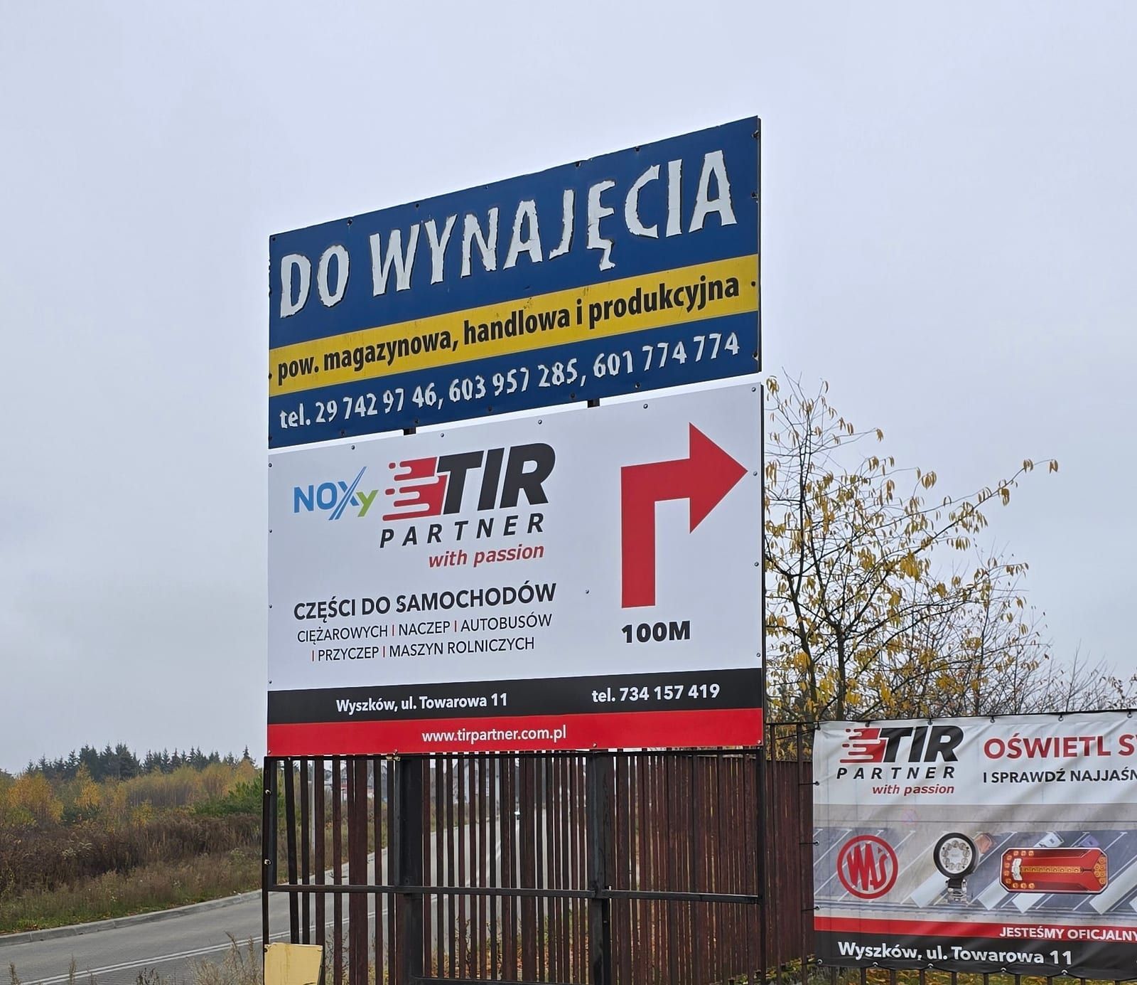 Tablica i baner – TIR Partner