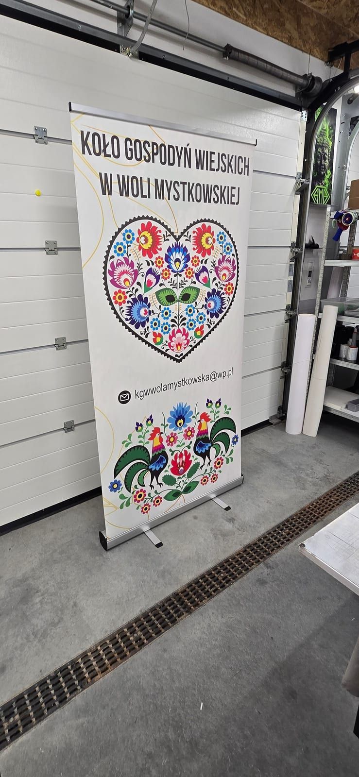 Roll-up – Koło Gospodyń Wiejskich Wola Mystkowska
