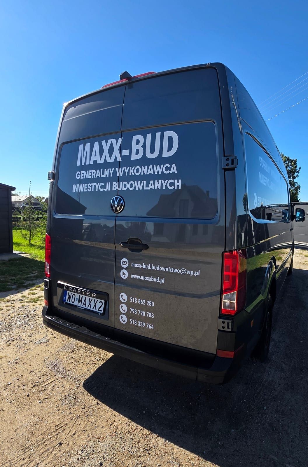 Oklejenie VW Craftera – MAXX-BUD