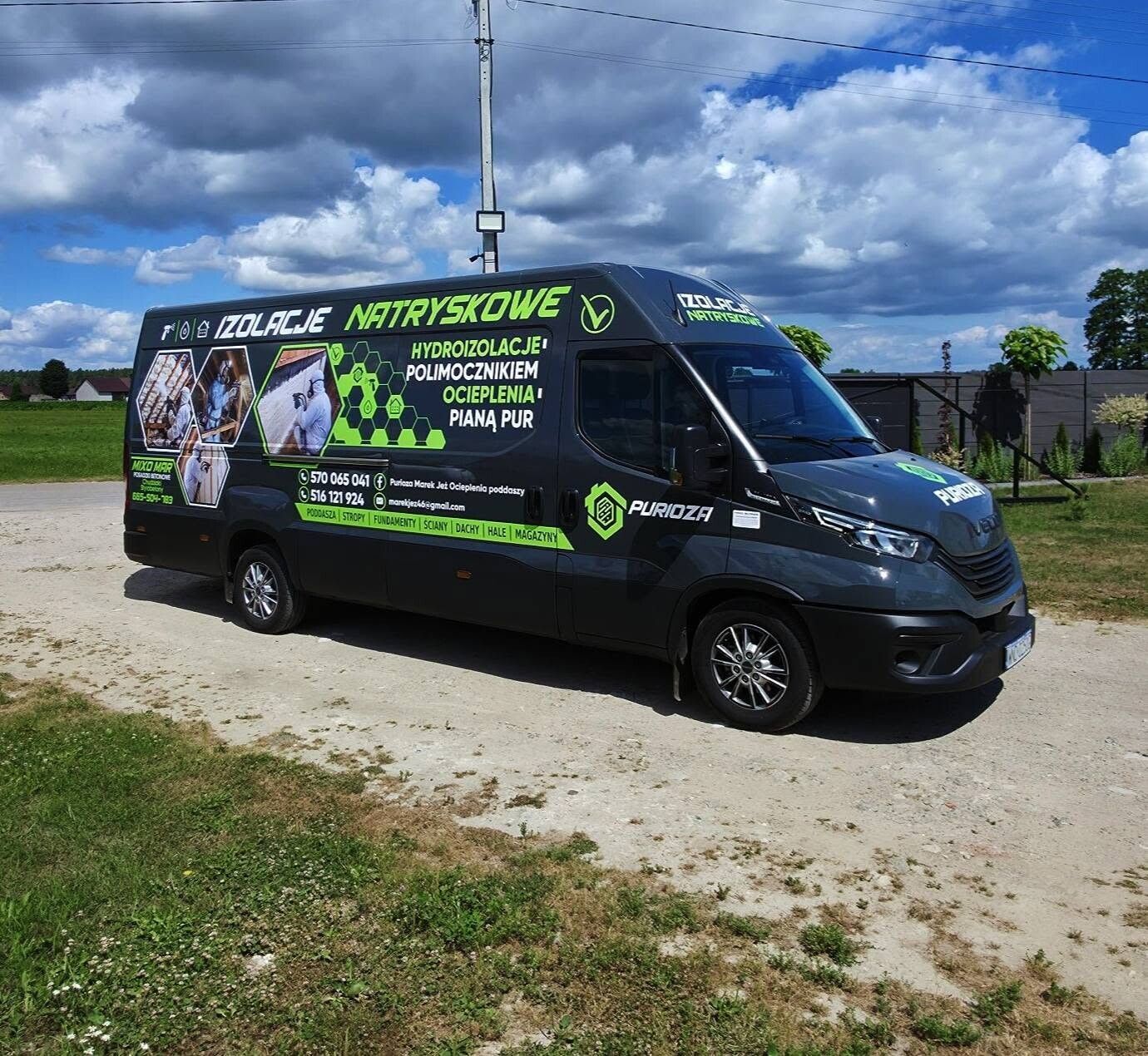 Pełne oklejenie Iveco Daily dla Purioza