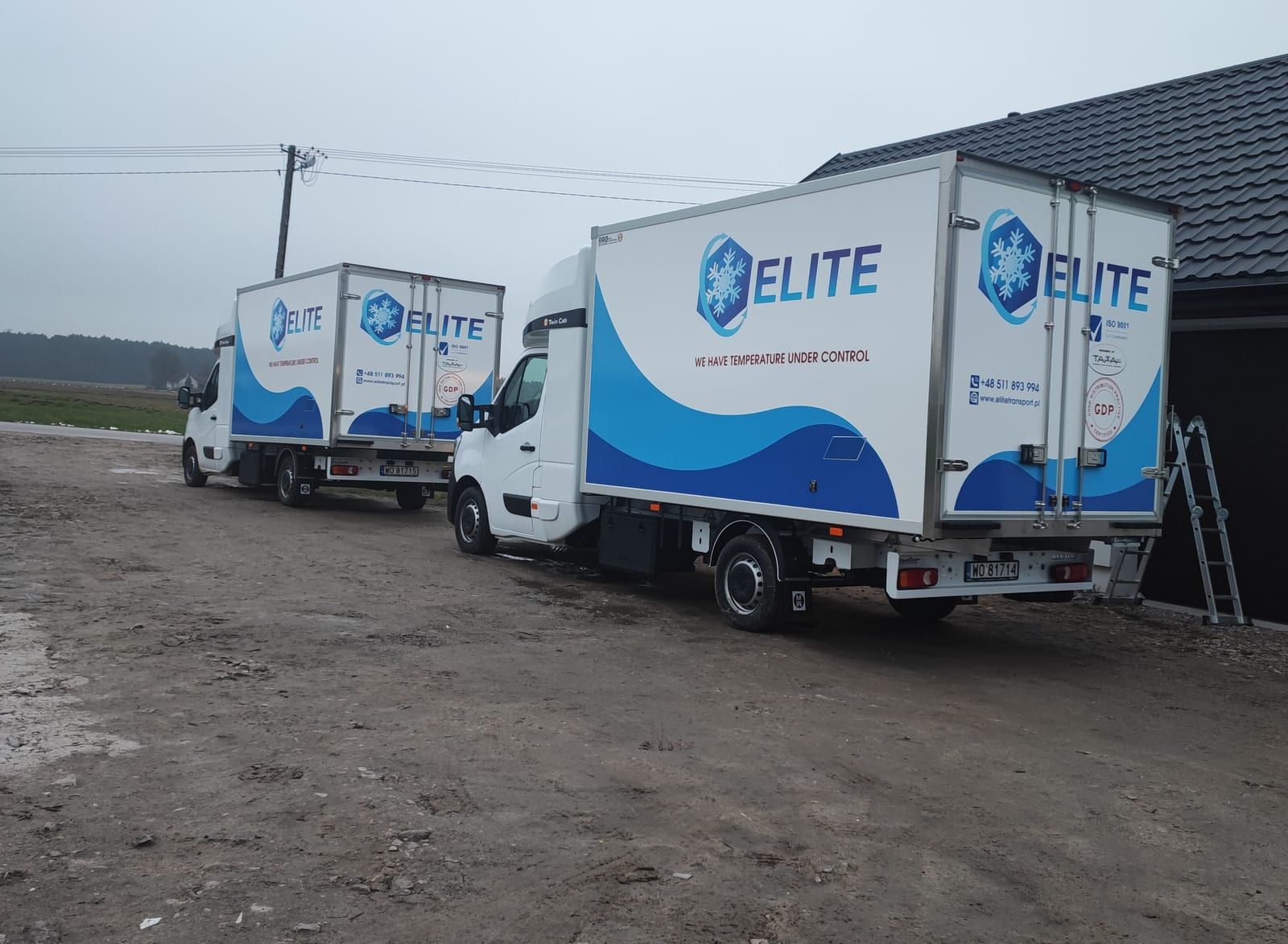 Oklejenie zabudów chłodniczych – Elite