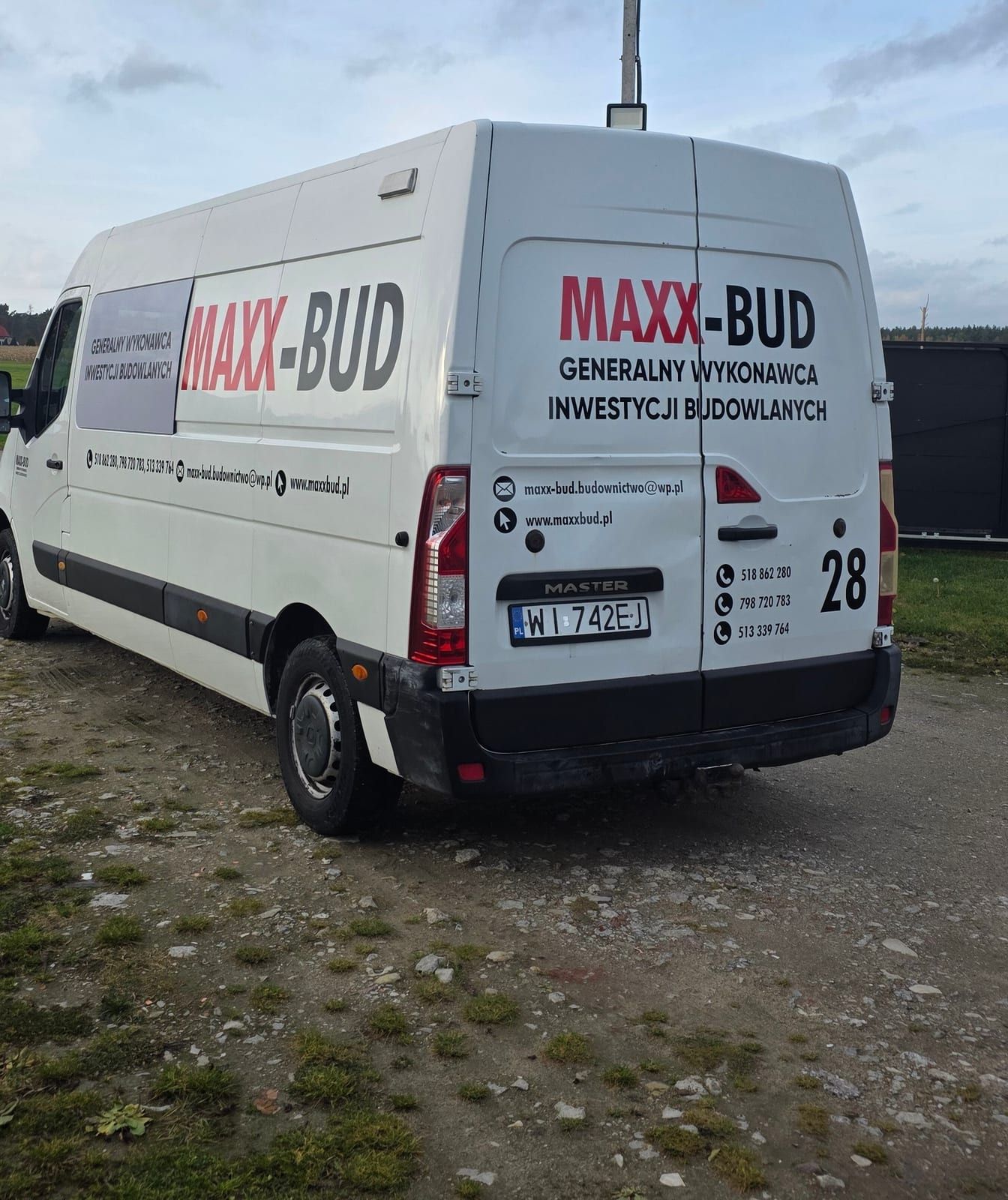 Oklejenie Renault Master – MAXX-BUD
