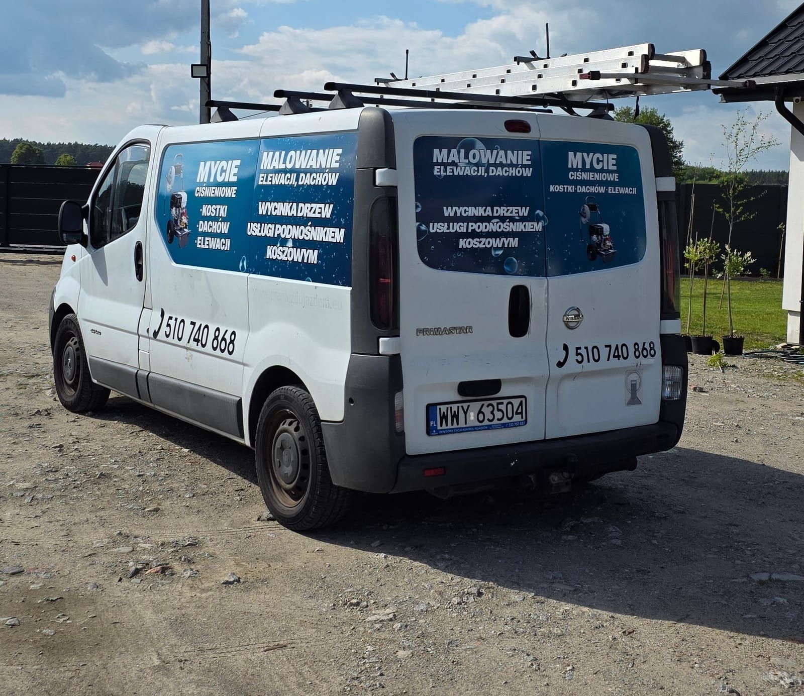 Oklejenie Renault Trafic – mycie i malowanie – zdjęcie 1 z 1