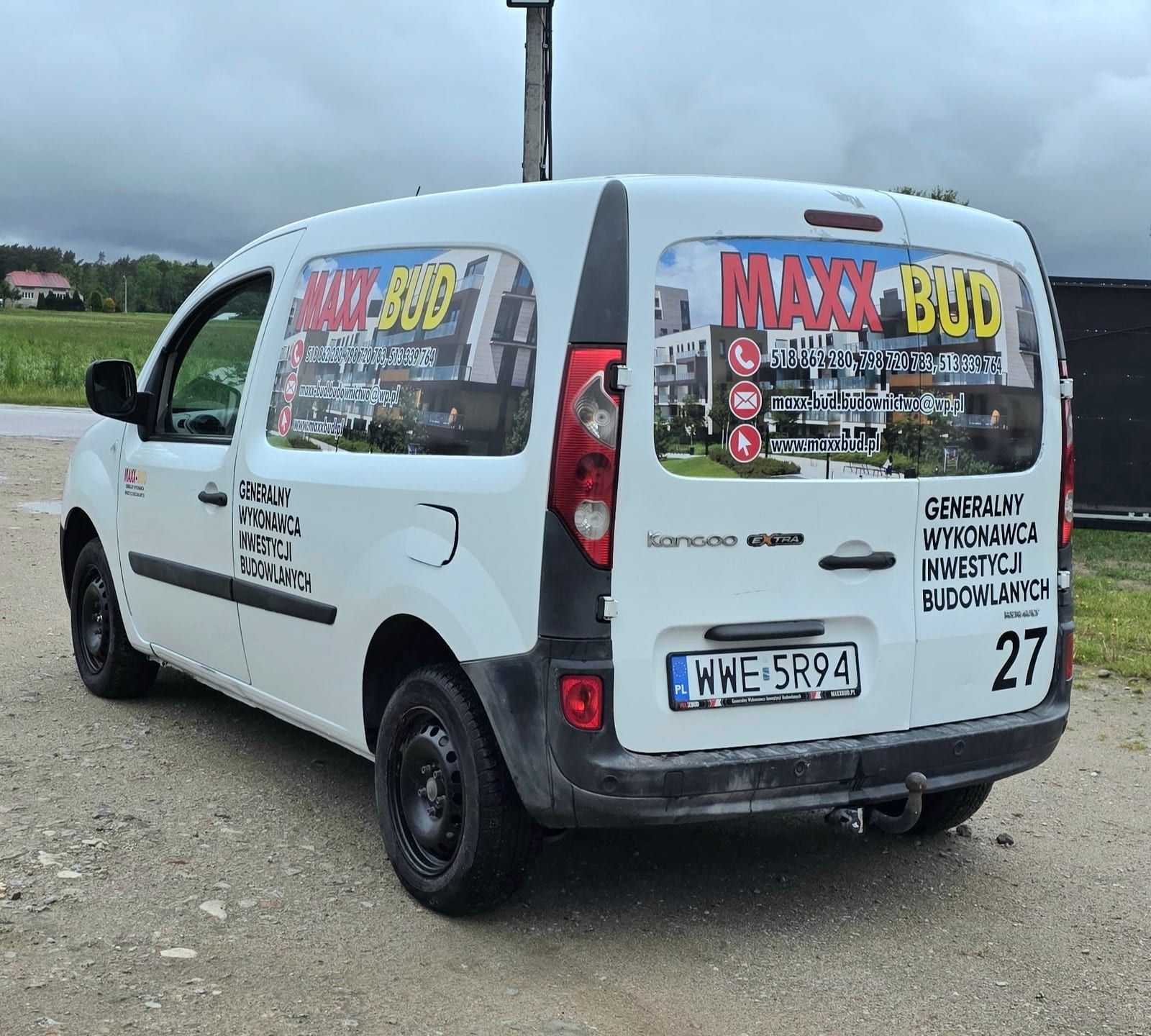 Oklejenie Renault Kangoo – MAXX-BUD – zdjęcie 1 z 2