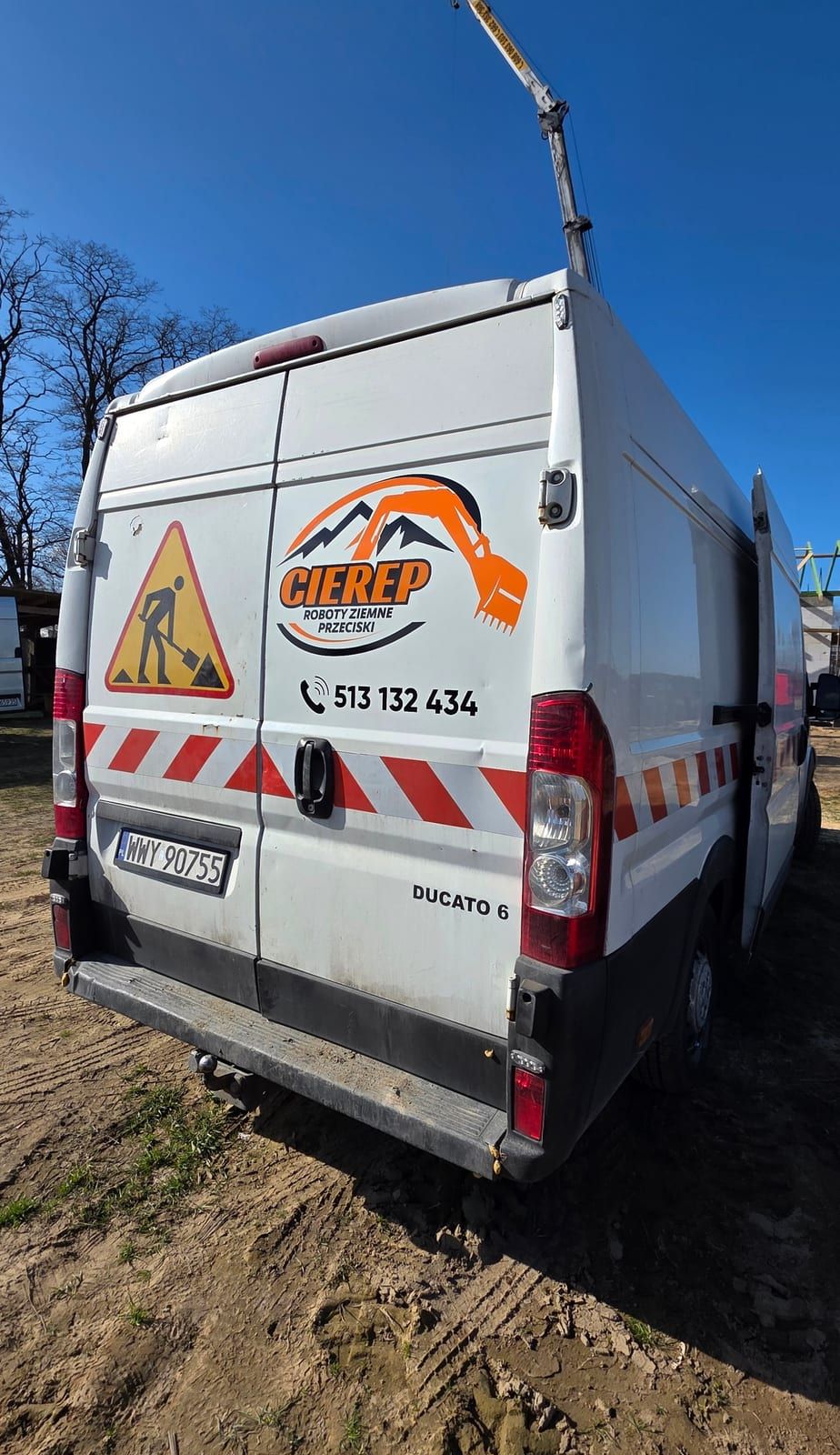 Oklejenie Fiata Ducato – Cierep