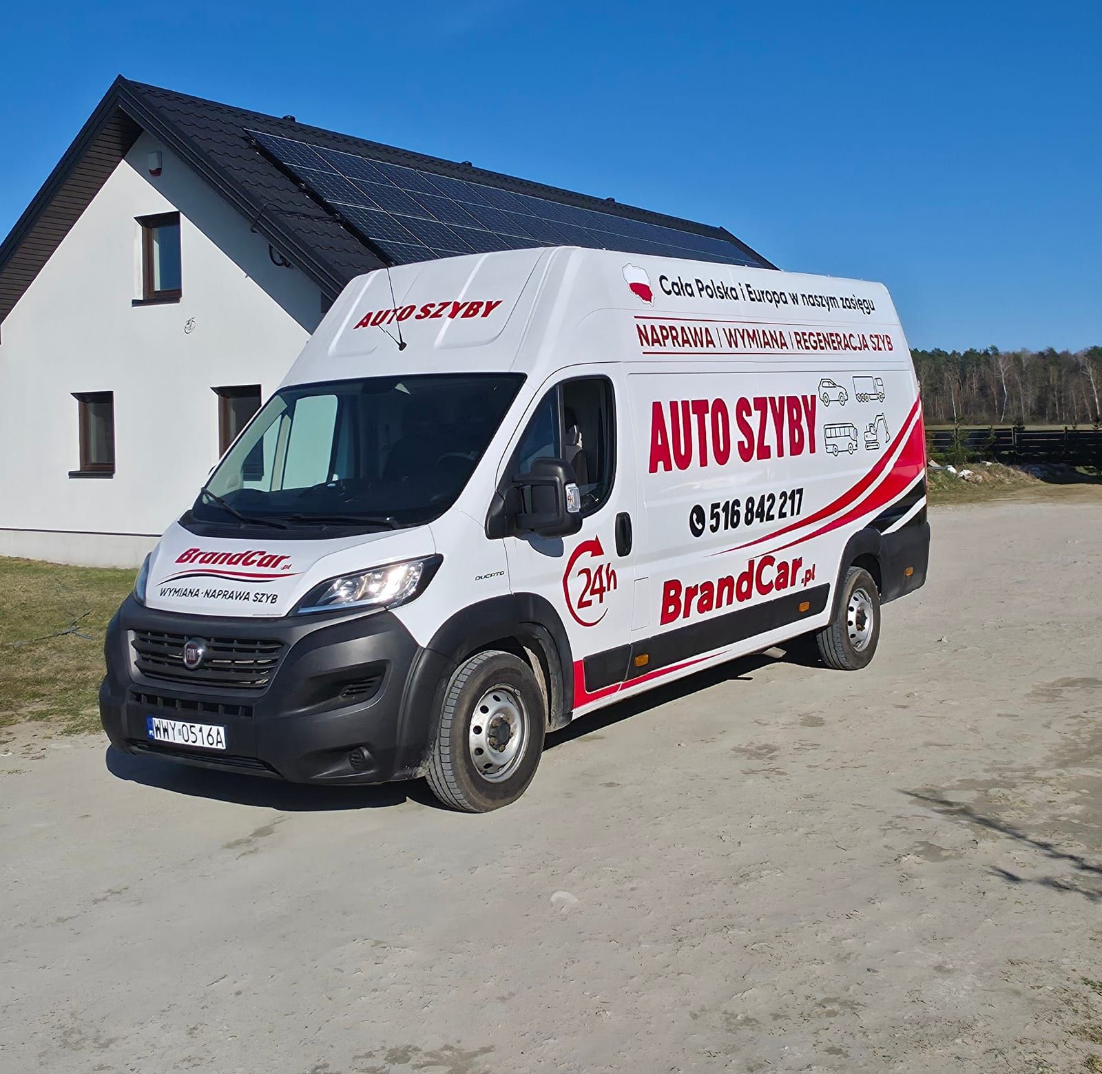 Oklejenie Fiata Ducato dla Auto Szyby