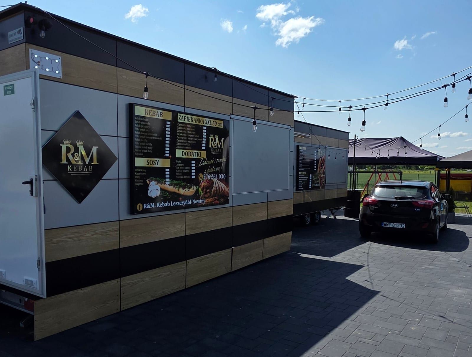 Oklejenie przyczepy gastronomicznej – R&M Kebab – zdjęcie 1 z 3