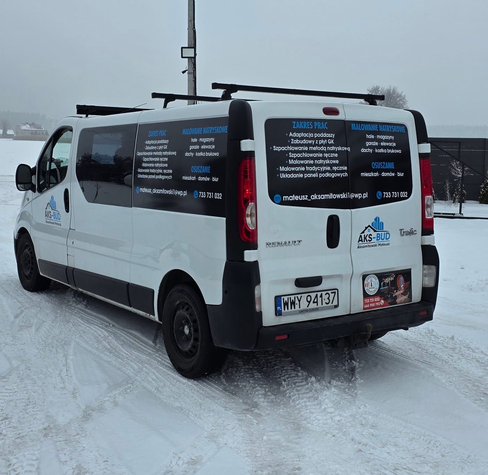 Oklejenie Renault Trafic – AKS-BUD