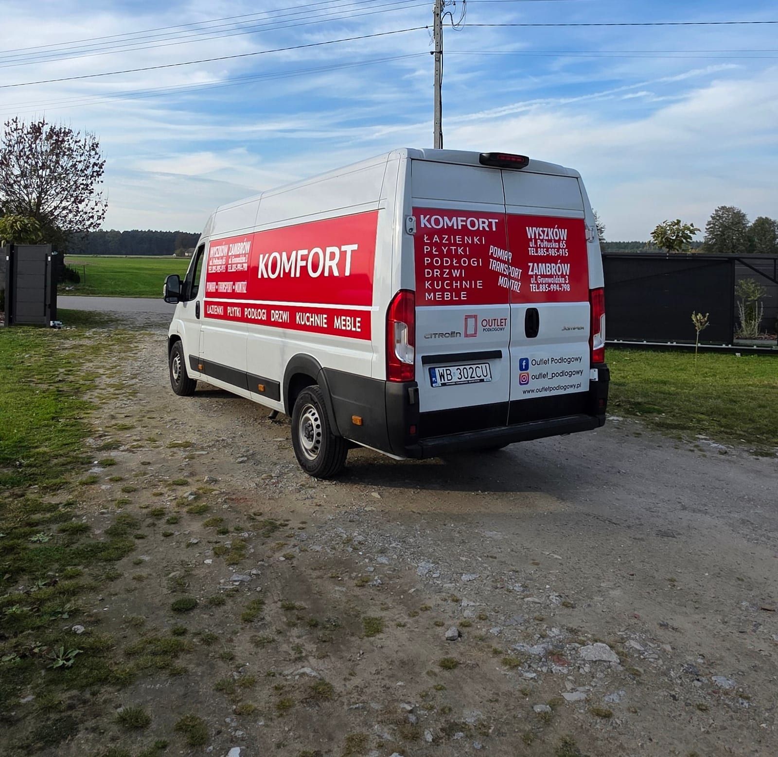 Oklejenie Fiata Ducato – Komfort