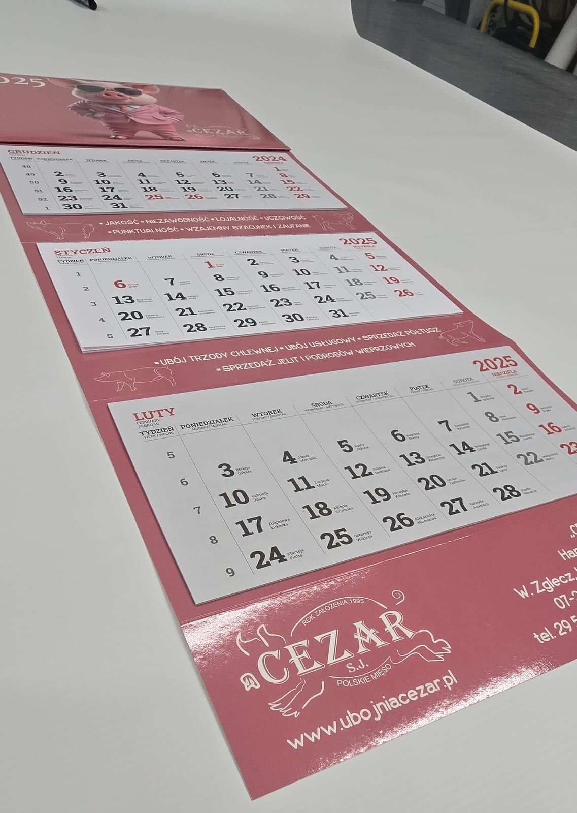Kalendarze 2025 – Cezar
