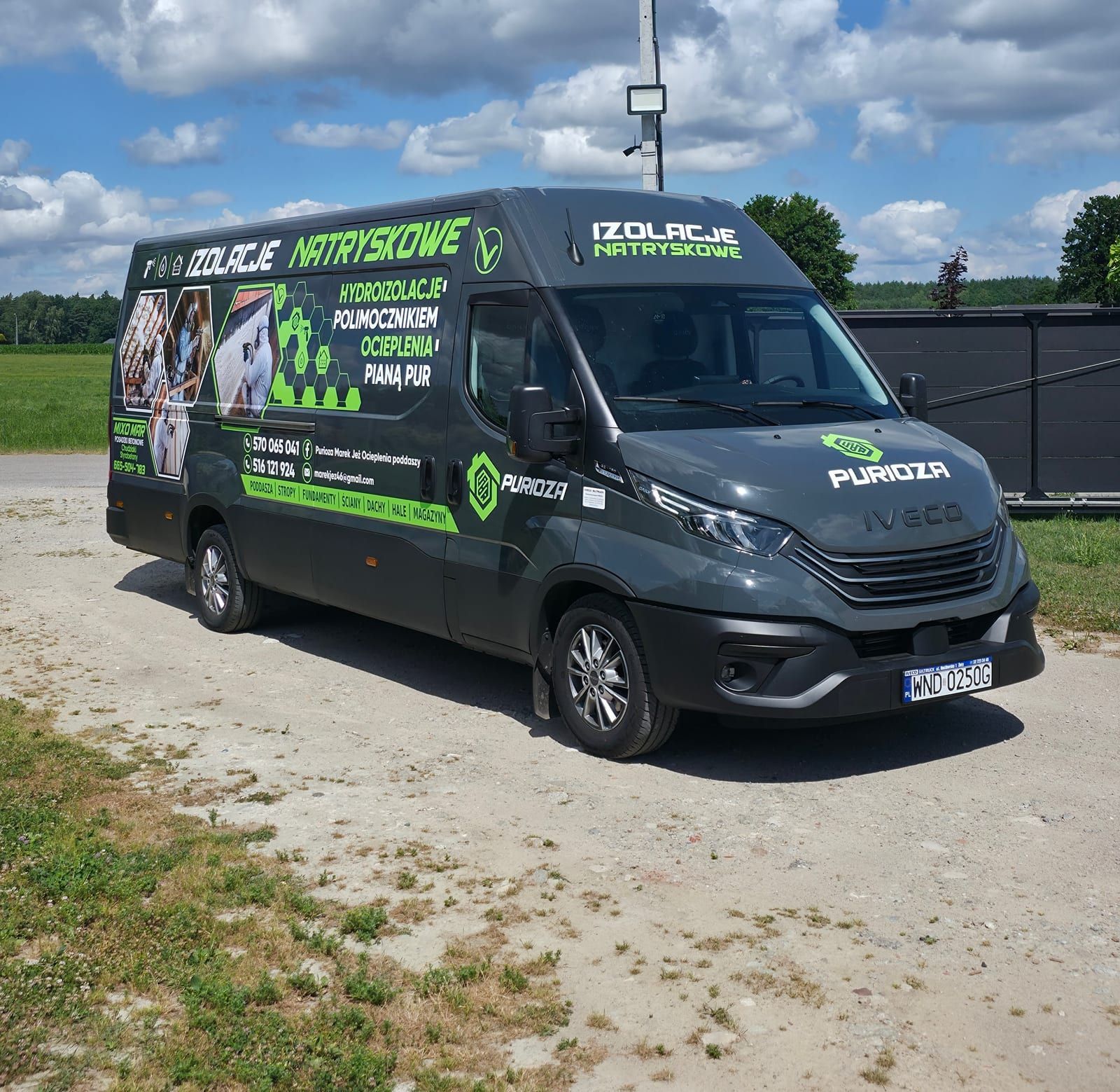 Pełne oklejenie Iveco Daily dla Purioza – zdjęcie 2 z 2