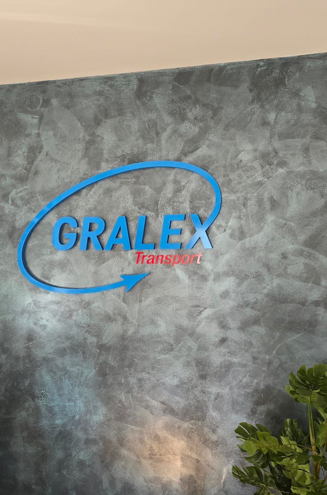 Logo 3D na ścianie – Gralex – zdjęcie 2 z 3