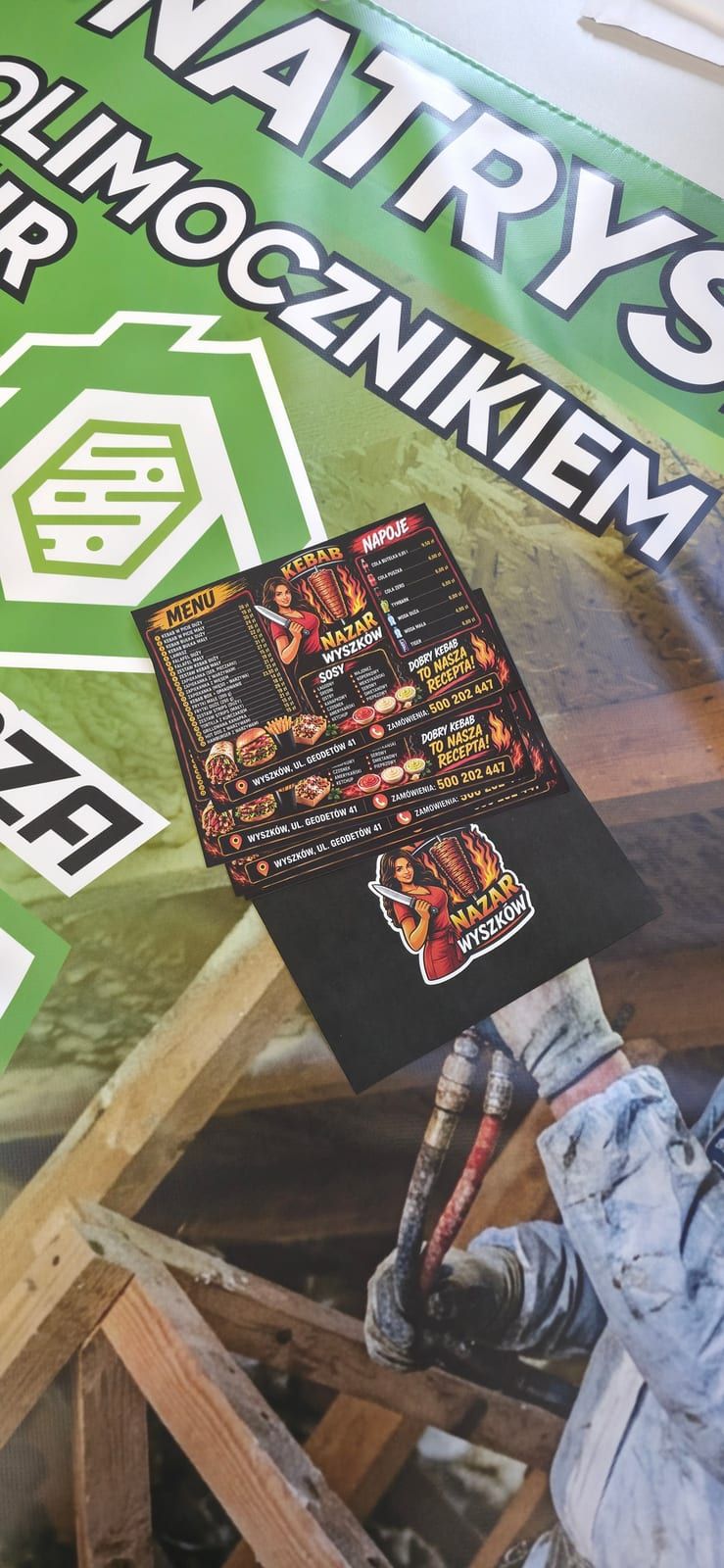Menu, drzwi i ulotki dla Nazar Kebab – zdjęcie 2 z 5