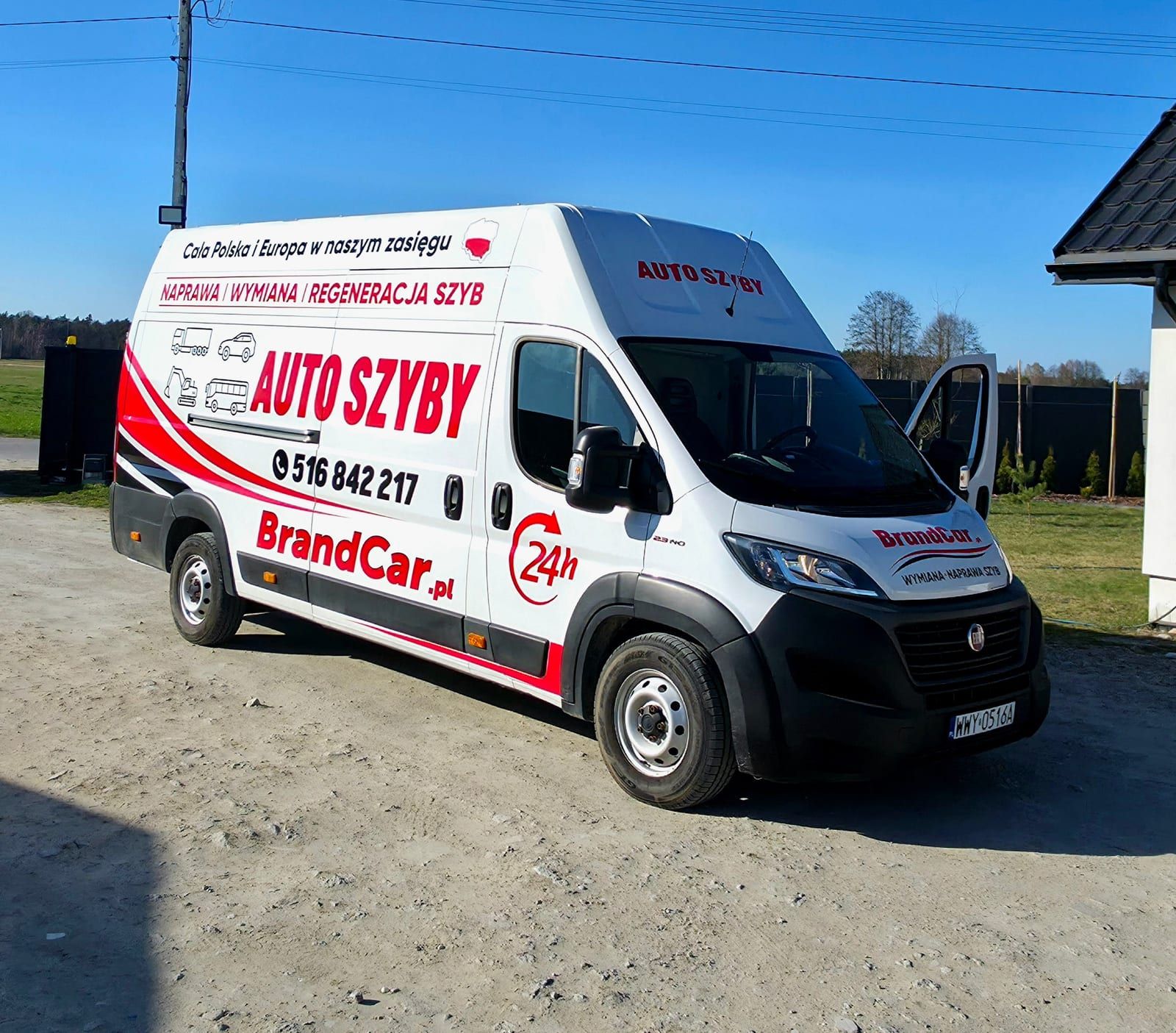 Oklejenie Fiata Ducato dla Auto Szyby – zdjęcie 2 z 2