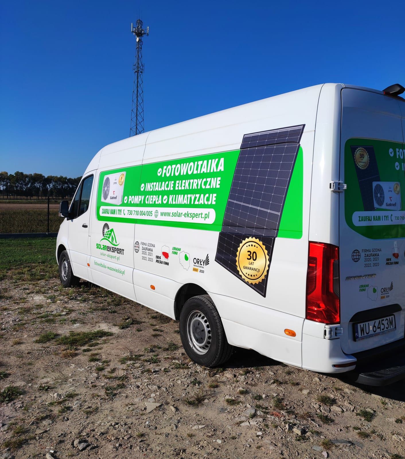 Oklejenie Mercedesa Sprintera – Solarekspert – zdjęcie 2 z 3