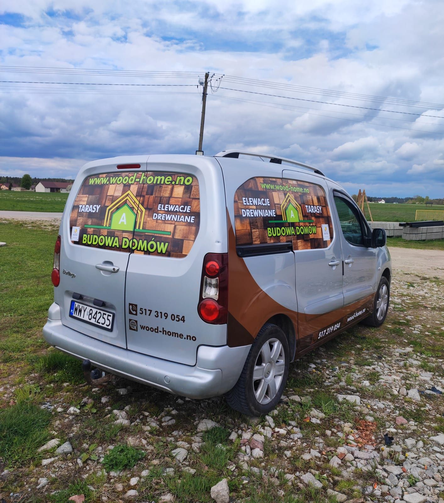 Oklejenie Berlingo – Wood-home – zdjęcie 2 z 2
