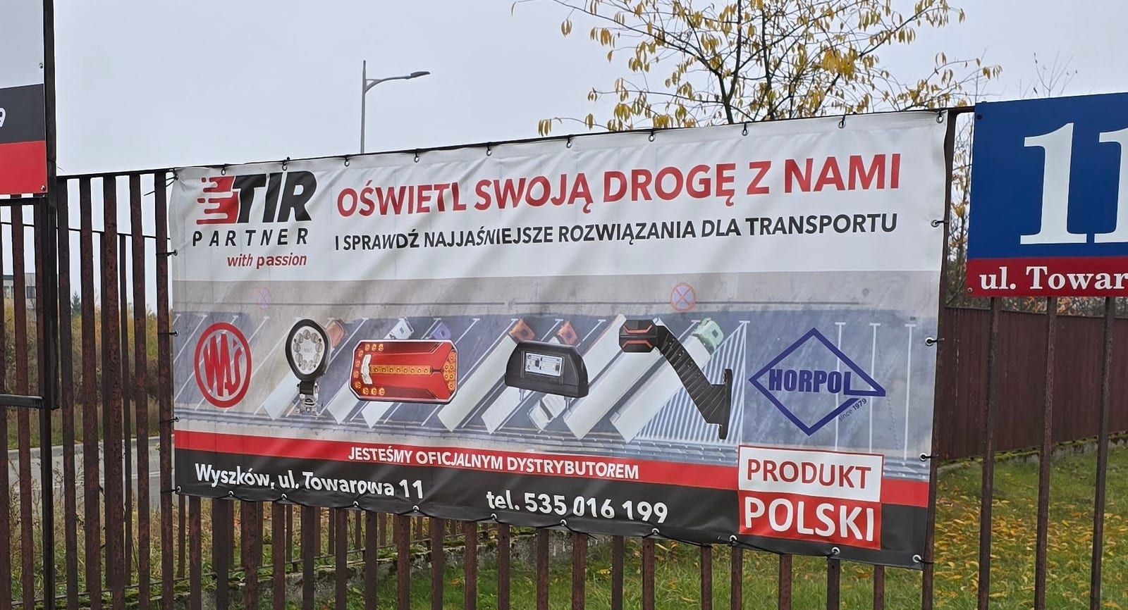 Tablica i baner – TIR Partner – zdjęcie 2 z 3