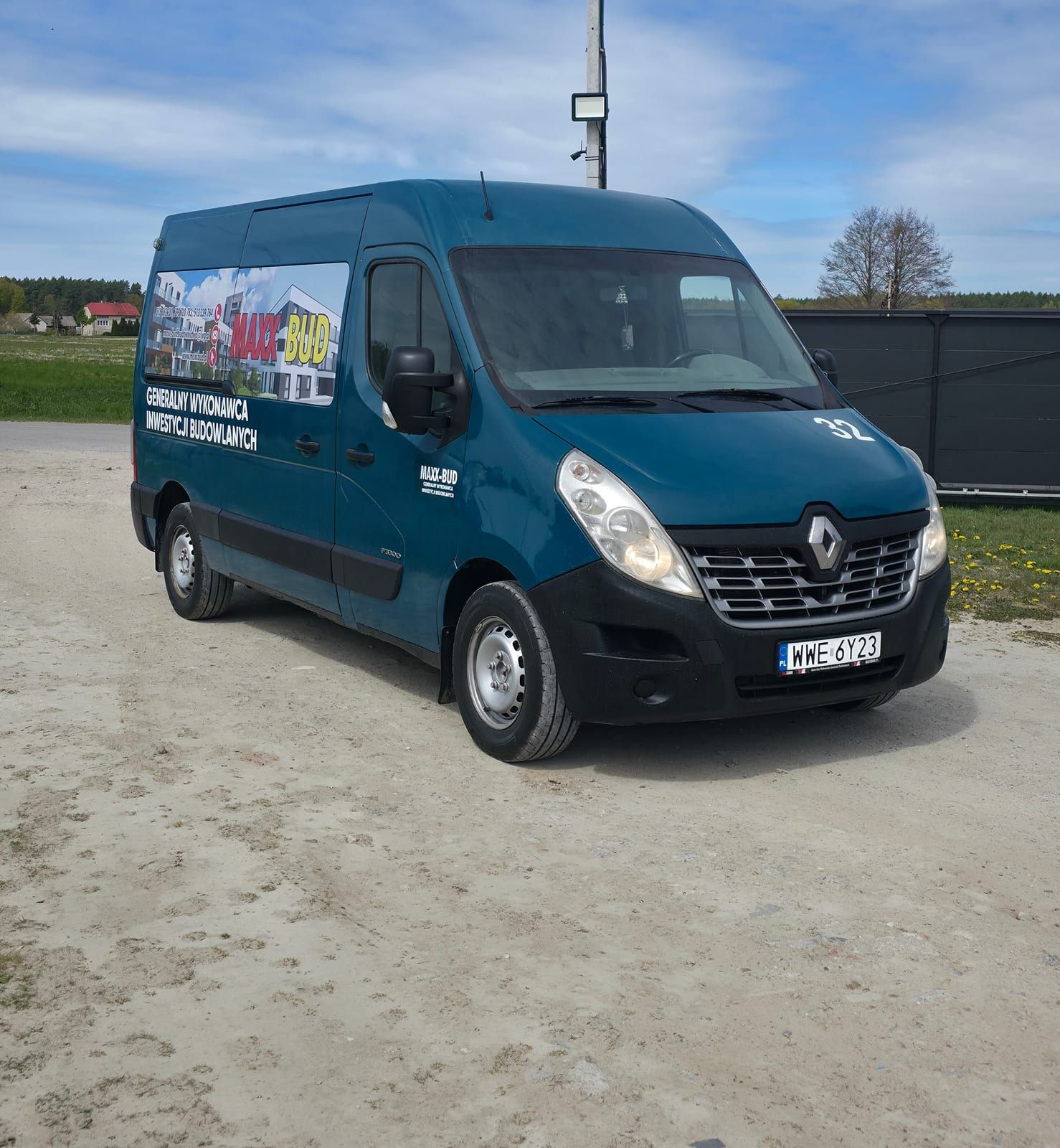 Oklejenie Renault Master – MAXX-BUD – zdjęcie 2 z 2