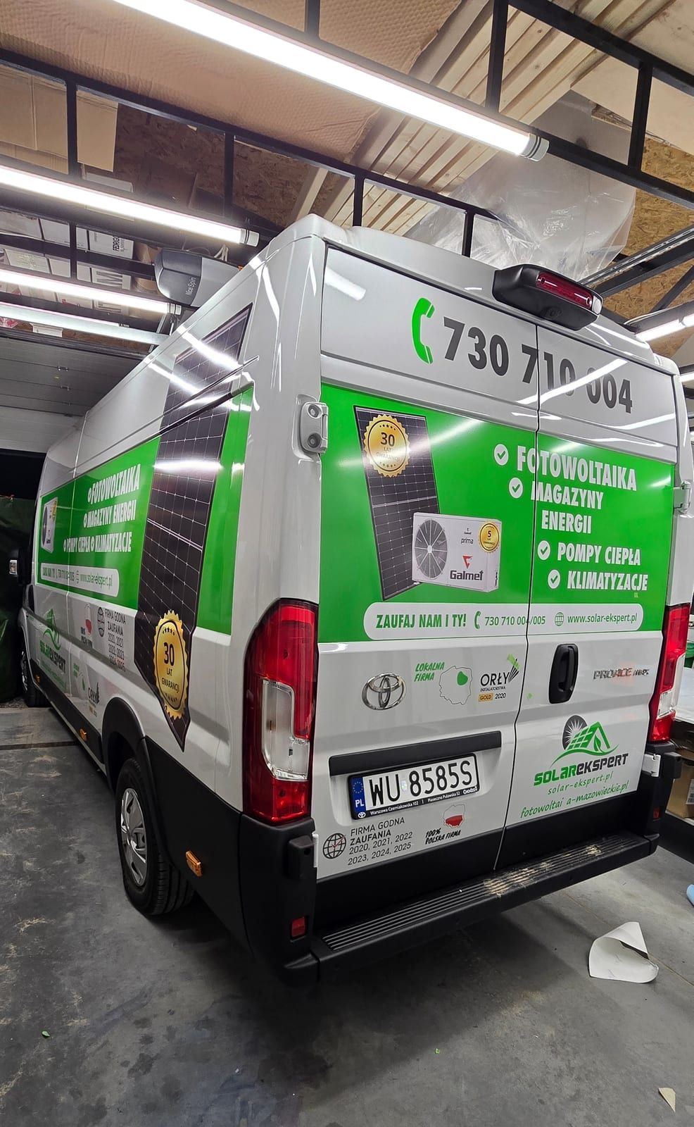 Oklejenie Toyoty Proace – Solarekspert – zdjęcie 2 z 4