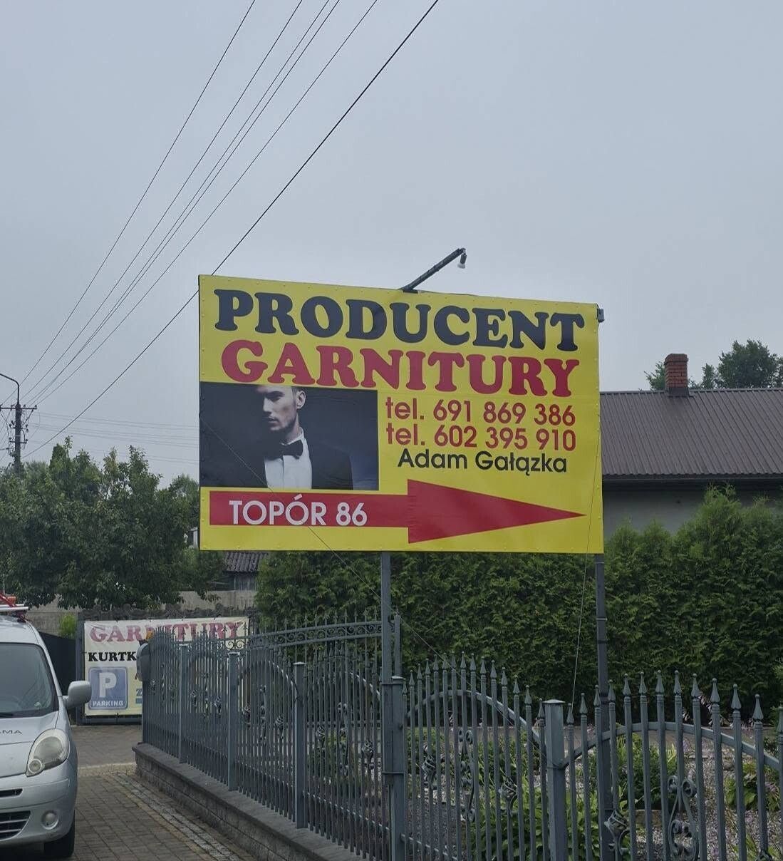 Tablica dojazdowa producenta garniturów – zdjęcie 2 z 2