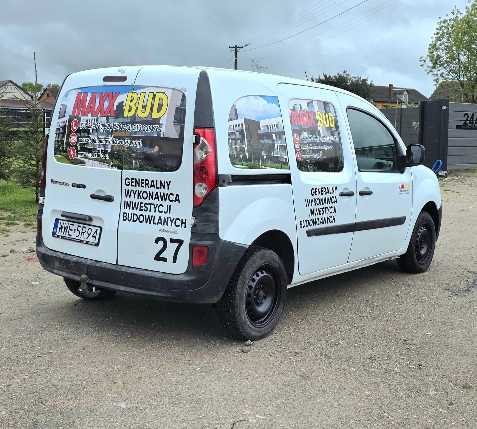 Oklejenie Renault Kangoo – MAXX-BUD – zdjęcie 2 z 2