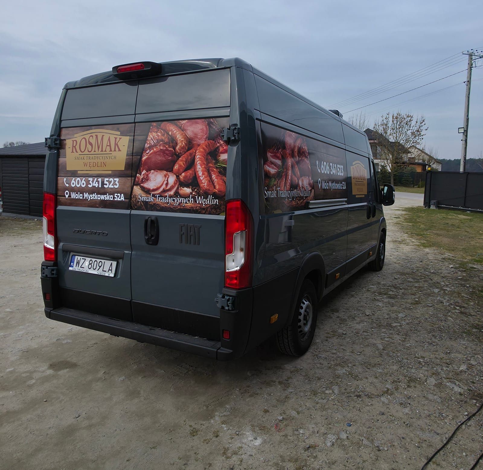 Oklejenie Fiata Ducato – Rosmak – zdjęcie 2 z 3