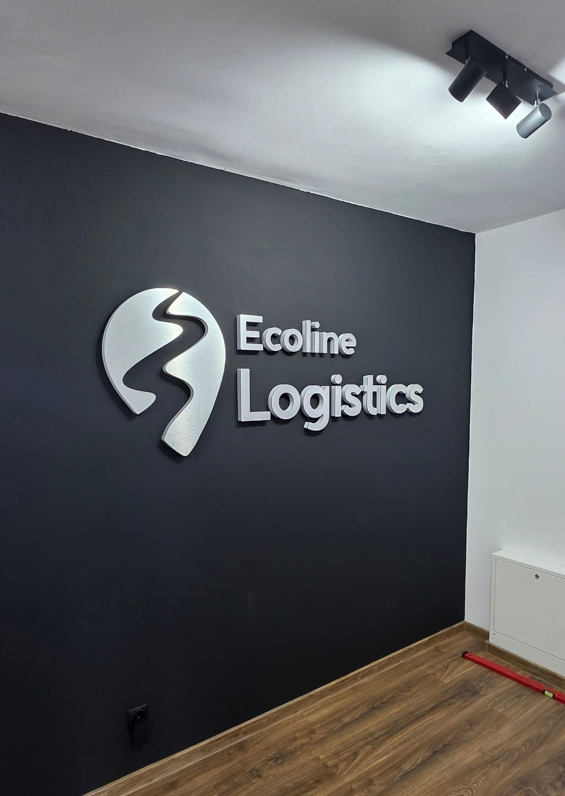Logo 3D na ścianie – Ecoline Logistics – zdjęcie 2 z 2