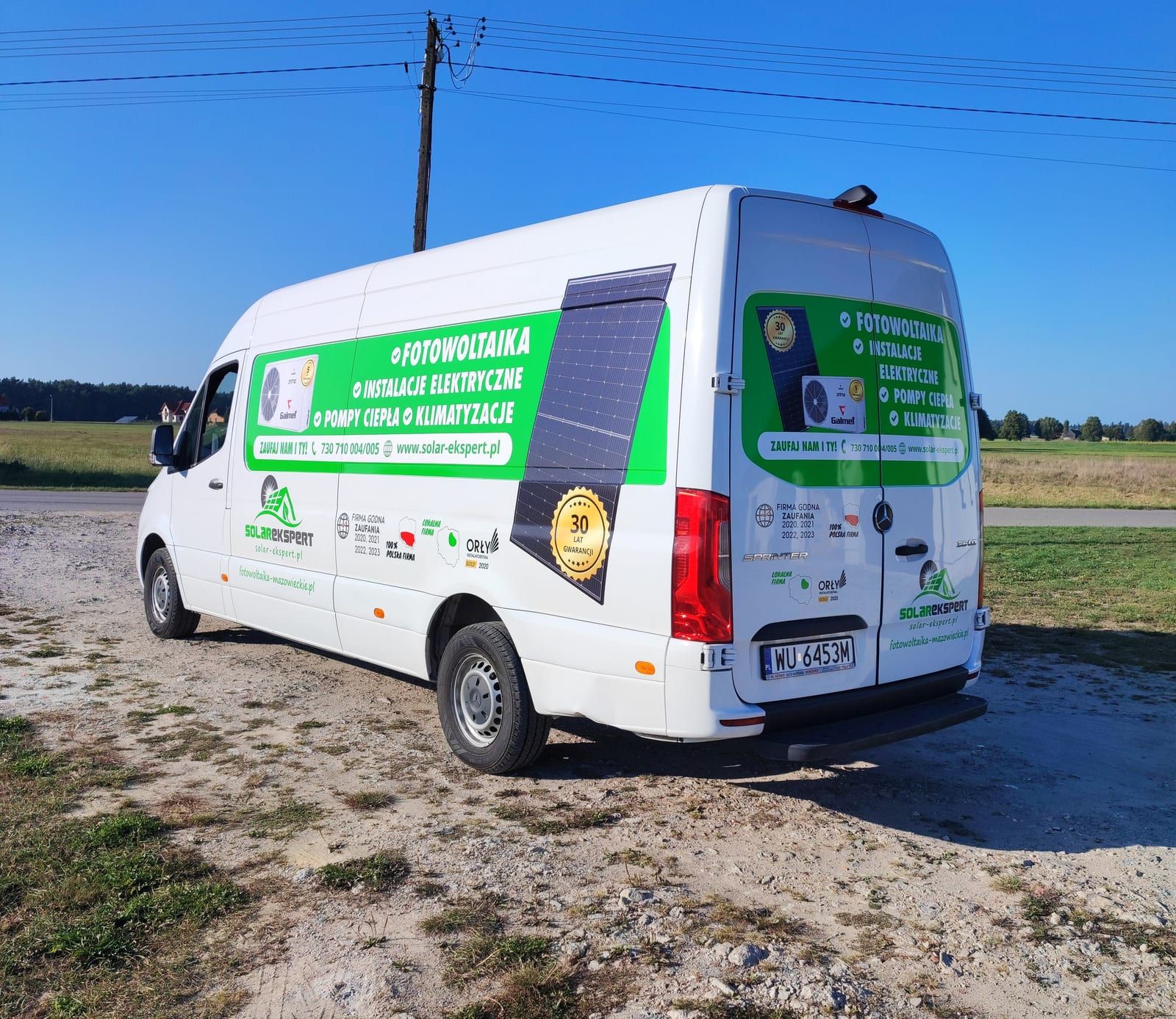 Oklejenie Mercedesa Sprintera – Solarekspert – zdjęcie 3 z 3