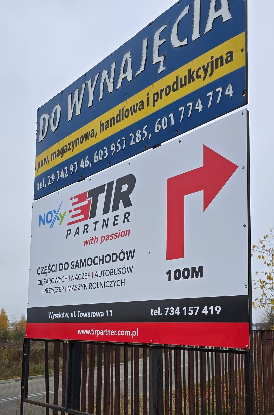 Tablica i baner – TIR Partner – zdjęcie 3 z 3