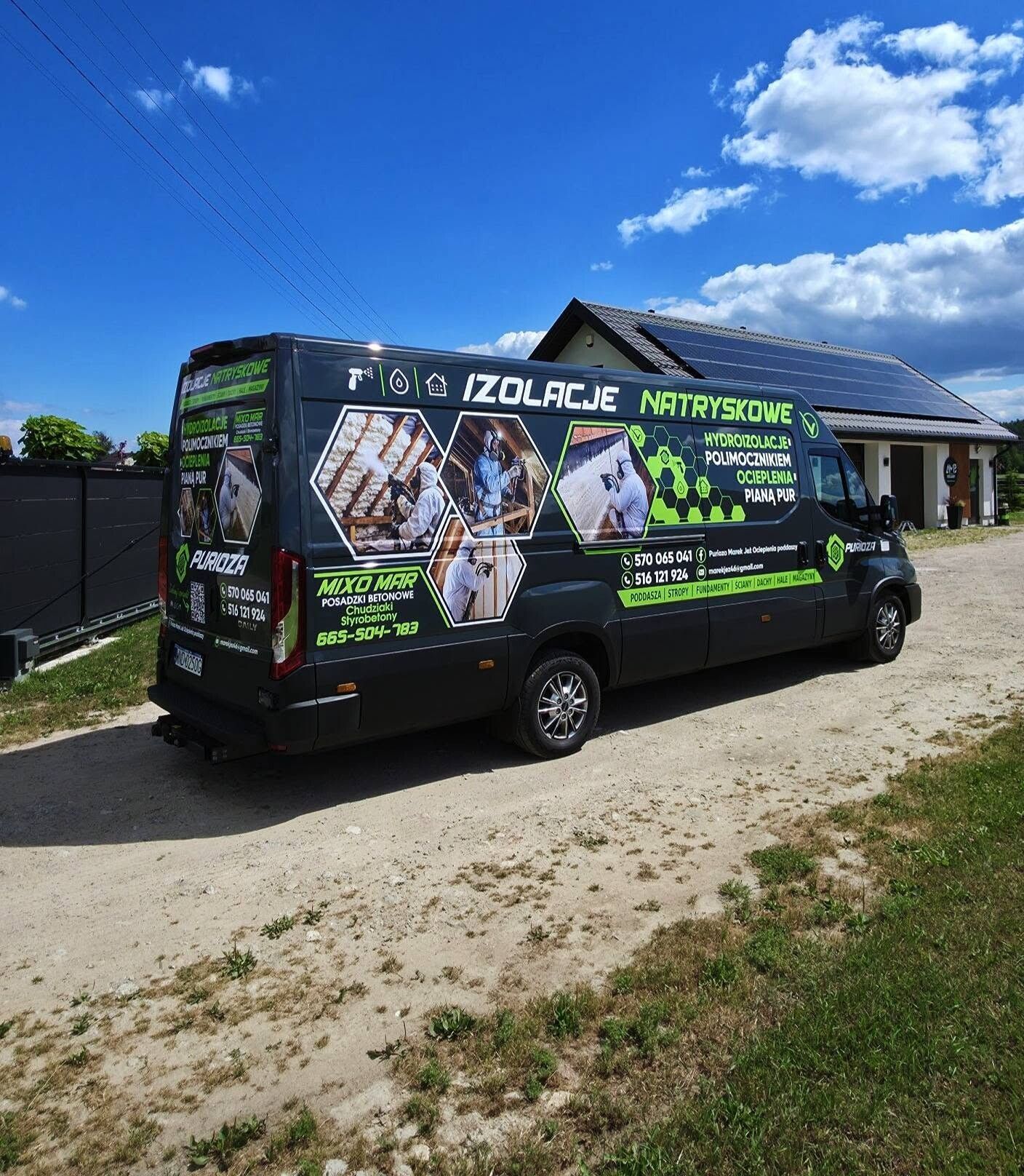 Pełne oklejenie Iveco Daily dla Purioza – zdjęcie 3 z 3